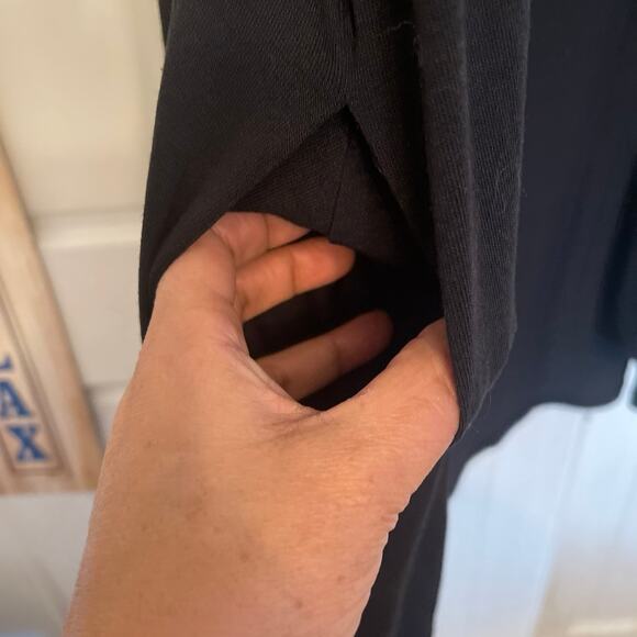 L Love Lace Accent Open Cardigan Sweater size medium long sleeve - Picture 5 of 9